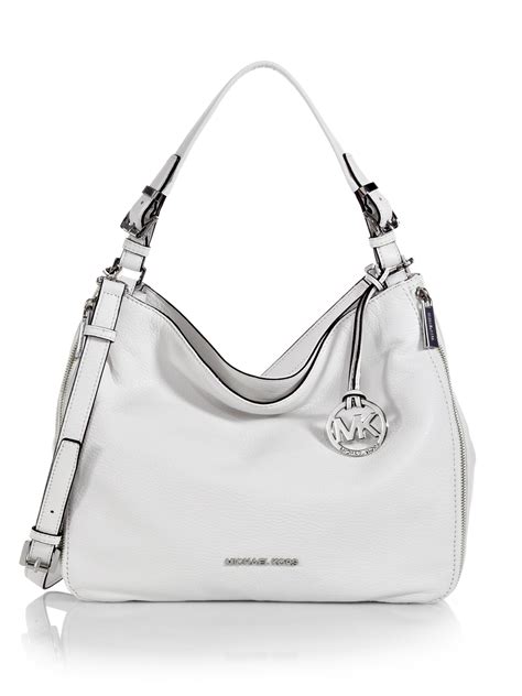 michael kors white hobo bag|clearance michael kors hobo bags.